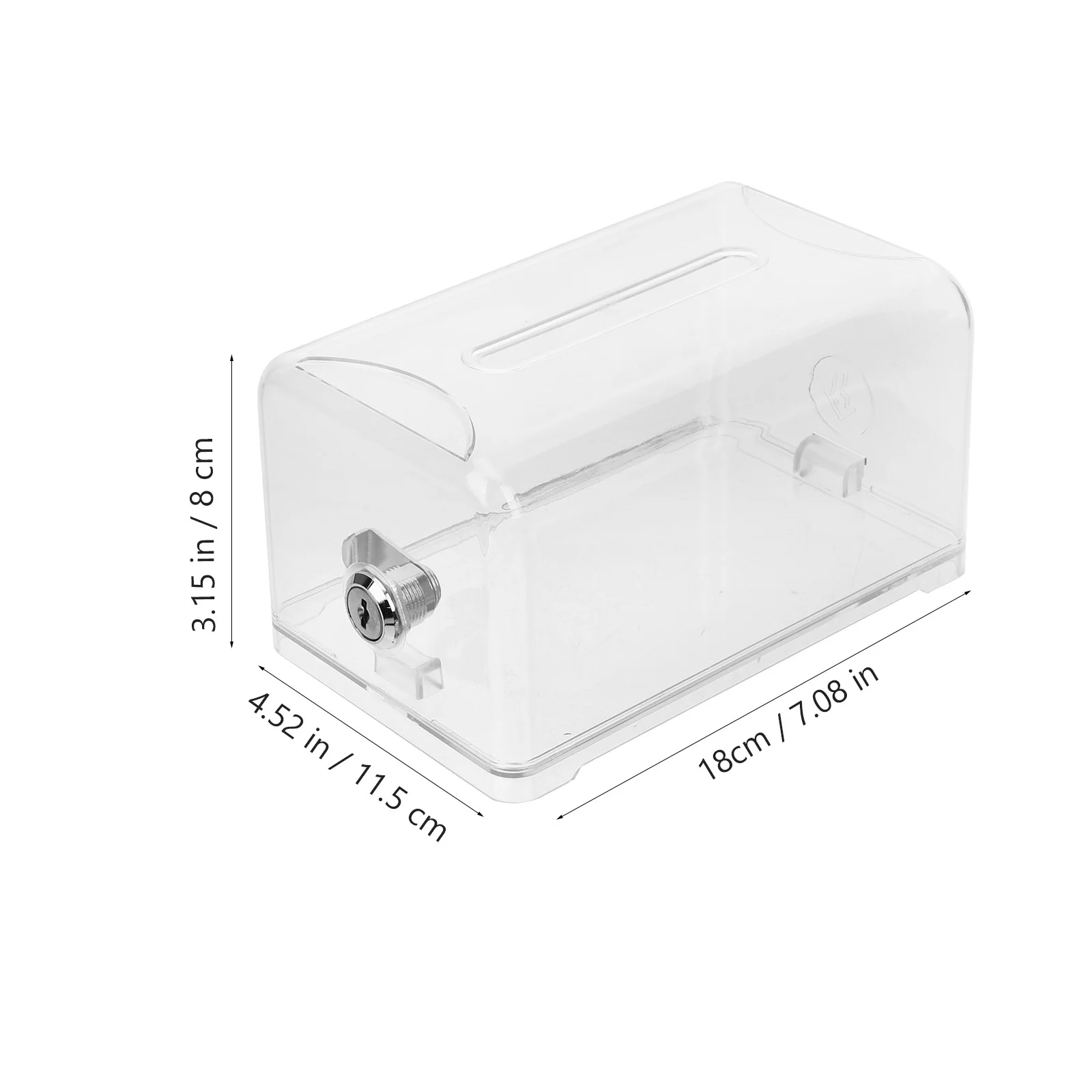 1 مجموعة 1 مجموعة حامل بطاقات العمل صندوق تخزين مكتبي شفاف لمكتب مؤتمرات بطاقة حامل حافظة آمنة متعددة الوظائف