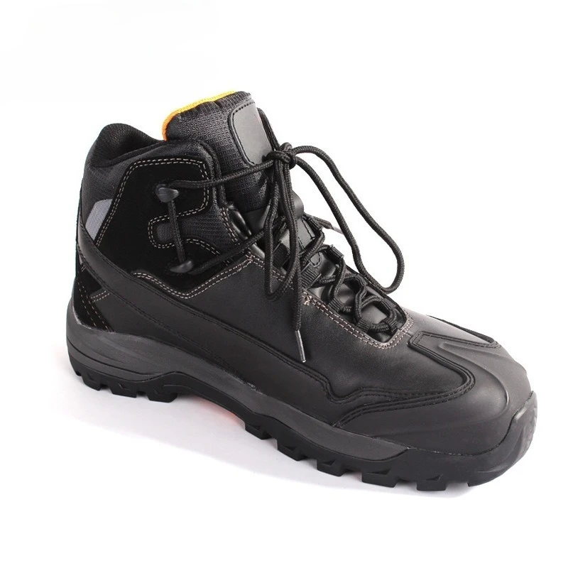All-cowhide high-top safety shoes, anti-smashing, anti-piercing, high temperature, wear-resistant and non-slip labor insurance