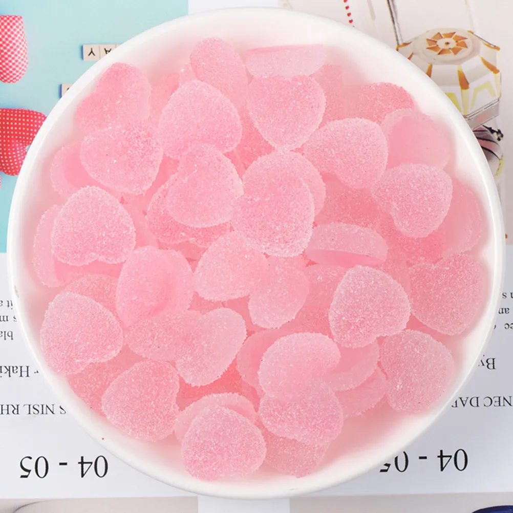48Pcs Phone Shell Accessories Simulation Jelly Candy Resin Charms for DIY Craft Decorations Mixed Color Stress Relief Trinkets view 6