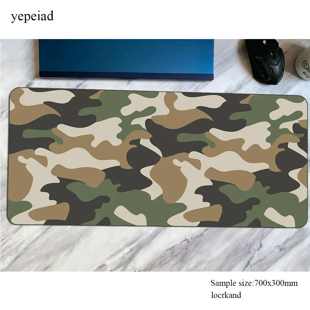 Camouflage mouse pad 70x30cm mats cheapest Computer mouse mat gaming accessories home large mousepad keyboard games pc gamer
