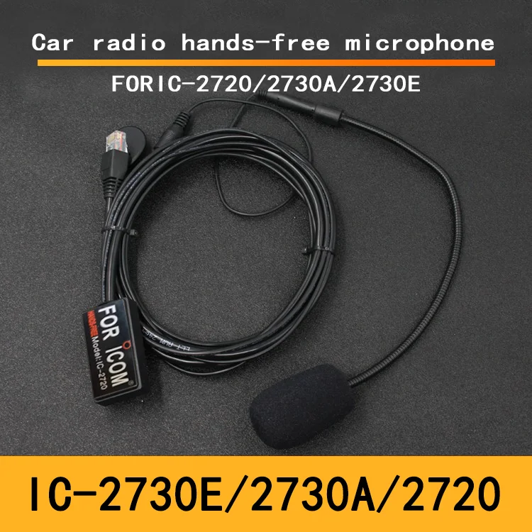 ICOM zestaw palec PTT 8 Pin mikrofon głośnomówiący dla ICOM IC2200H IC-2200H IC2720 IC-2720 IC2820 IC-2820 IC2730 IC-2730 radio samochodowe