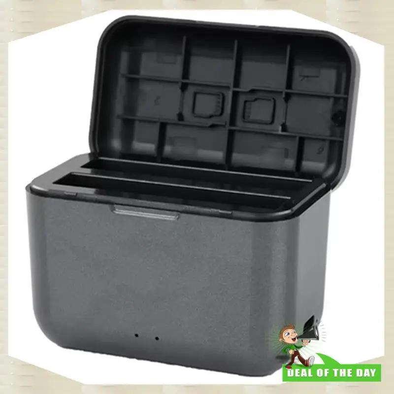 

T77C For Insta360 X5 Battery Box Camera 360 Panoramic Action Accessories Batteries Charger 1xbattery Box