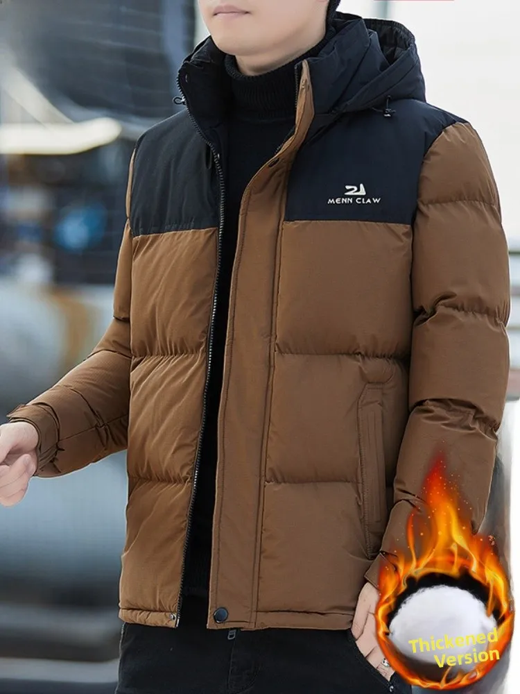 

Paul мужское зимнее хлопковое пальто Jaet 2024, новое спортивное пальто с капюшоном, теплое хлопковое стеганое уличное повседневное пальто из полиэфирного волокна