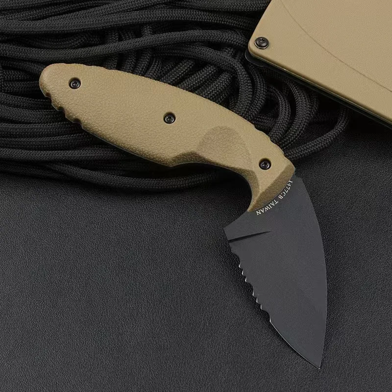 2025 جديد جودة عالية شفرة مثبتة كم السيف مخلب سكين في الهواء الطلق صلابة عالية متكاملة الصلب التكتيكية سكين مستقيم صغير #1