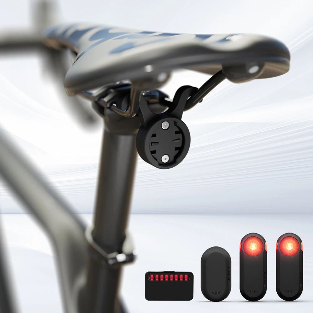 1-5Sets Bicycle Saddle Rail Rear Light Bracket Seatpost Mount LED Lamp Stand for Garmin Varia Radar Rearview Saddle Lamp Stand image 3