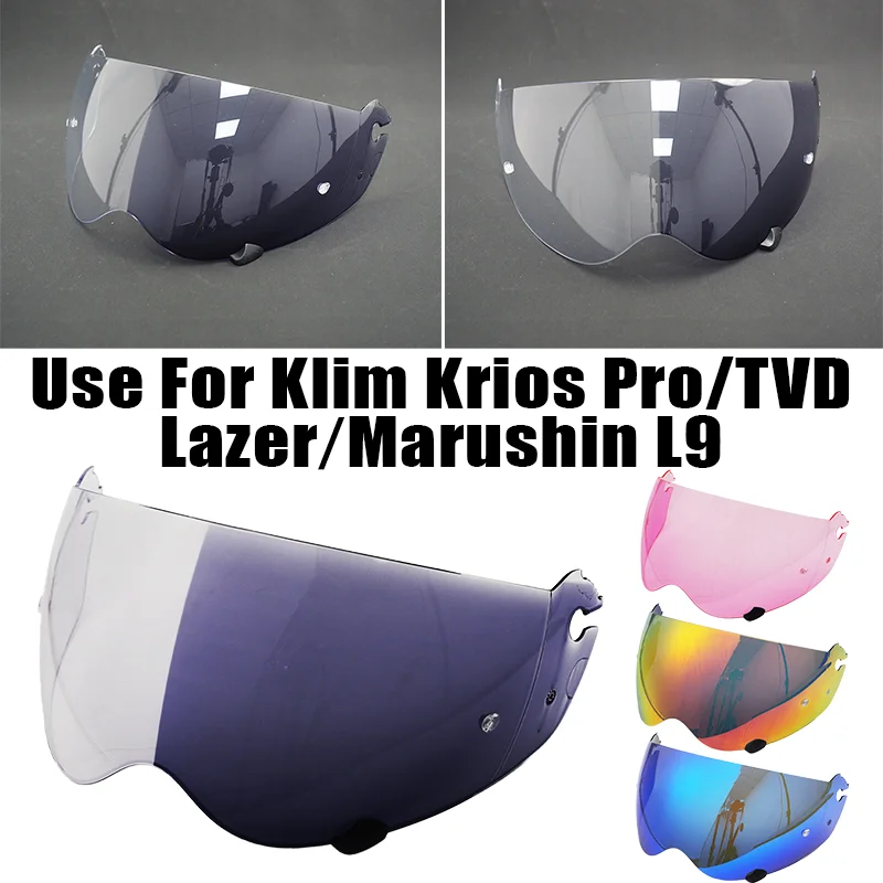 KRIOS Photochromic Motorcycle Visor For KLIM KRIOS PRO/TVD/LAZER Rally Helmet Replacement Lens UV-Protected Shield Accessories