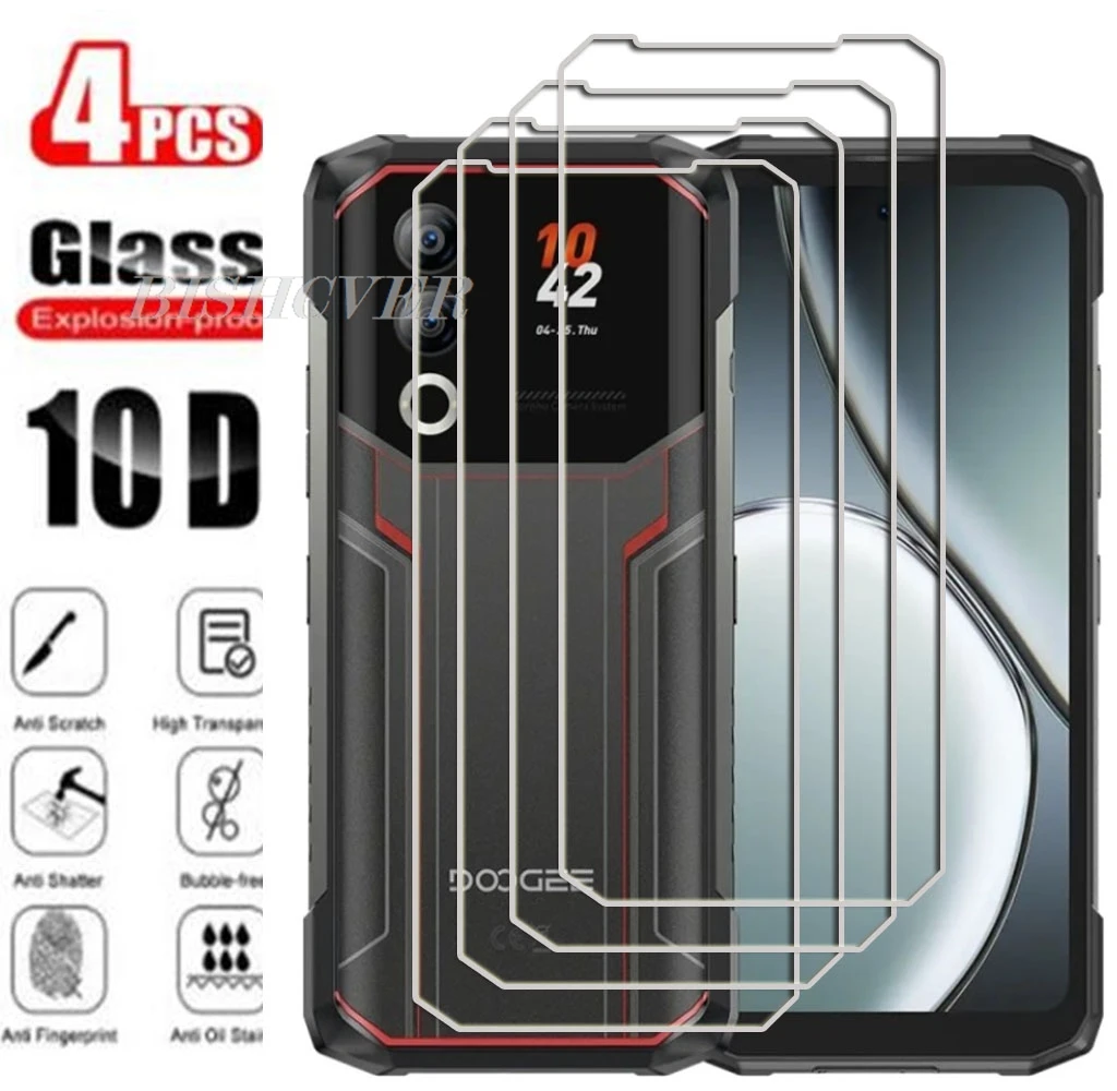 4PCS Tempered Glass For Doogee Blade 20 6.6" Blade20Turbo Blade20 20Play Ultra Screen Protector Protective Film