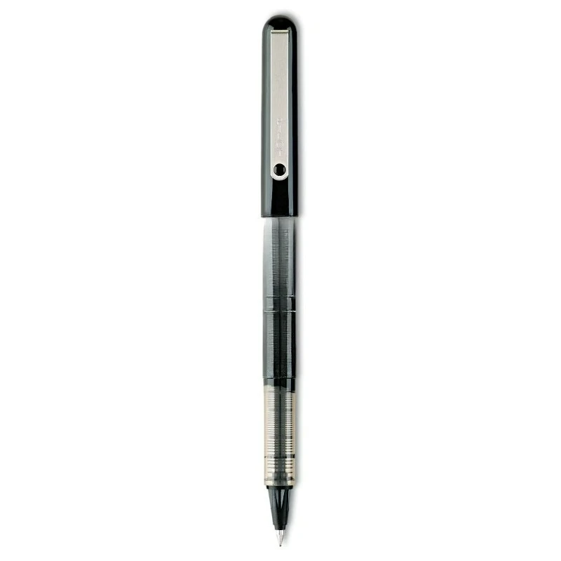 

Liquid Ink Roller Ball Pen, Stick, Fine 0.7 Mm, Black Ink, Black Barrel, Dozen