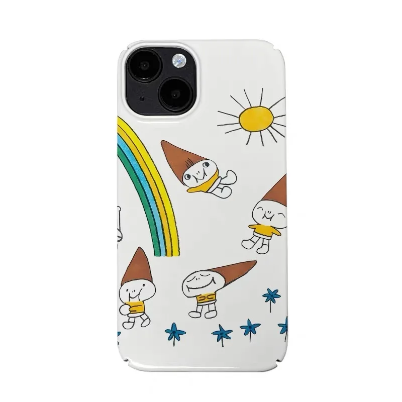

Yellow Playful Simple Strokes Phone Case for IPHONE 17 Air 16E 15 PROMAX 14 Plus 13 12 MINI 11 PRO 16Plus XR Acrylic Phone Cover