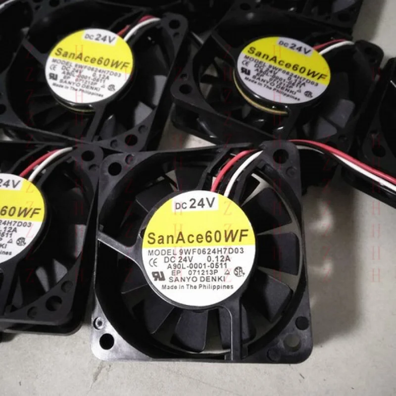 

XXZ для 1 шт. нового SanAce60 A90L-0001-0511 9WF0624H7D03 24 В 0,12 А сервовентилятор 60 мм