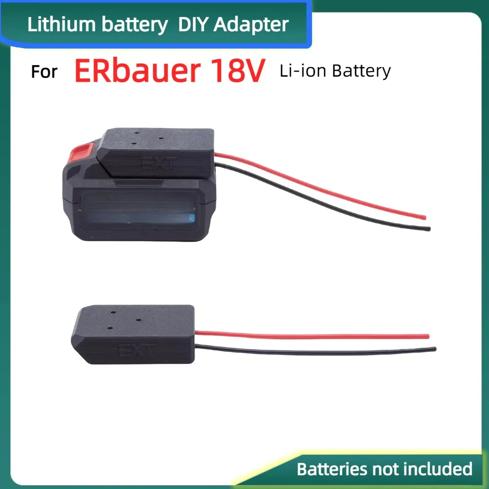 

14 AWG Power Wheel Adapter， for ERbauer 18V Li on Battery Conversion To DIY Connector Output Power Supply Converter