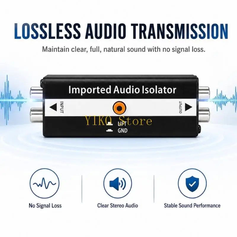 K32C Grounding Noise FilterHum Reduction for Vehicle Media and Home Speakers