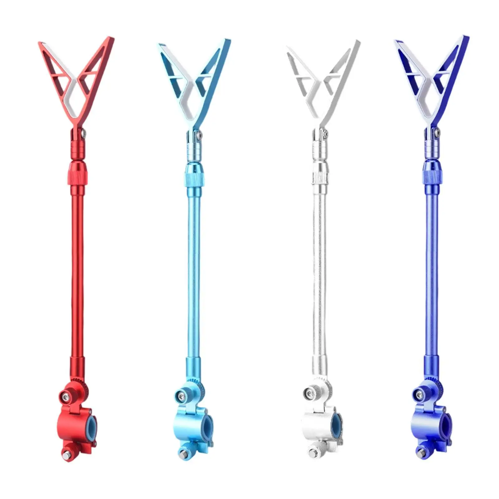 Fishing Rod Holder Pole Stand Bracket Support Retractable Quick Installation Portable Fishing Tackle Pole Rack Stand for Bank