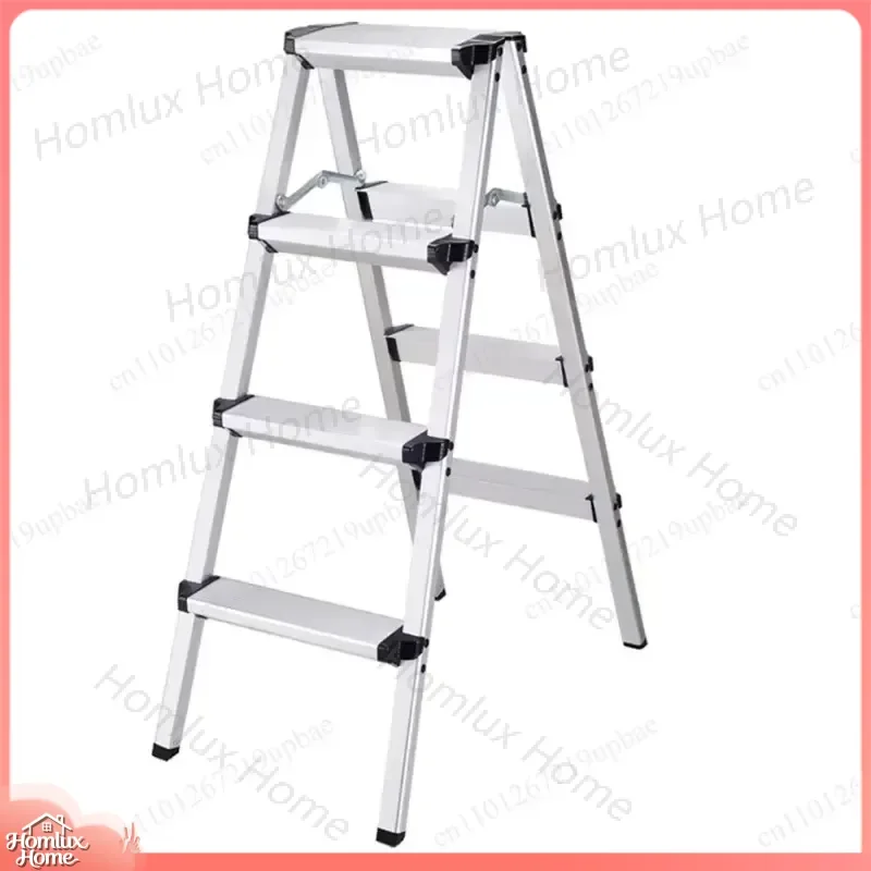 Multifunctional Folding Telescoping Ladder Aluminum Alloy 2 Step 3 Step 4 Step Household Ladder Lightweight Portable