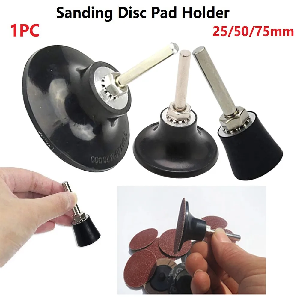 1pc/3pc 1/2/3 zoll Schleif Disc Halter Roll Lock Disc Pad Schnell Ändern Disc Back-up-Pad Mit 1/4 Schaft Für Die Grinder Bohrmaschine
