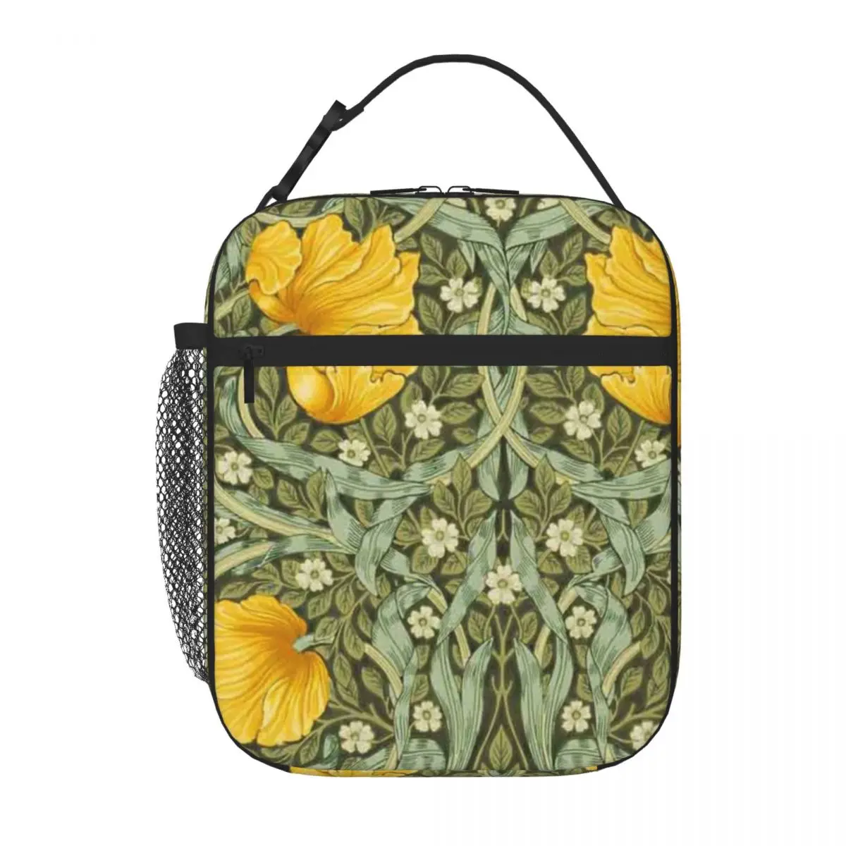 Bestselling William Morris Pimpernel Pattern Kawaii Snack Bag Rv Travel Thermal Lunch Bag