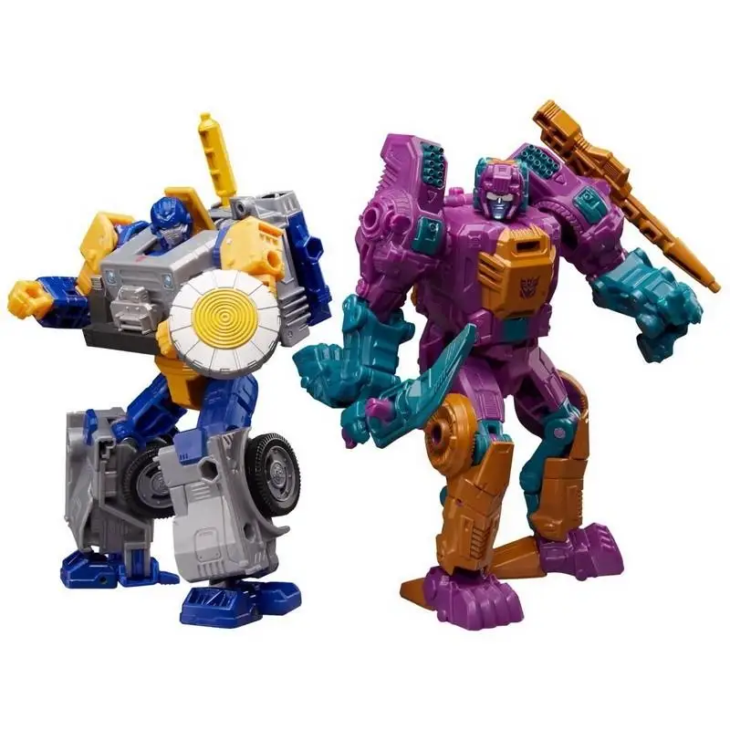 Transformers Age of the Primes Wreckn Doom Collection Fisitron en Carnivac 5,5-inch converteerend actiefiguur 2-pack robotspeelgoed