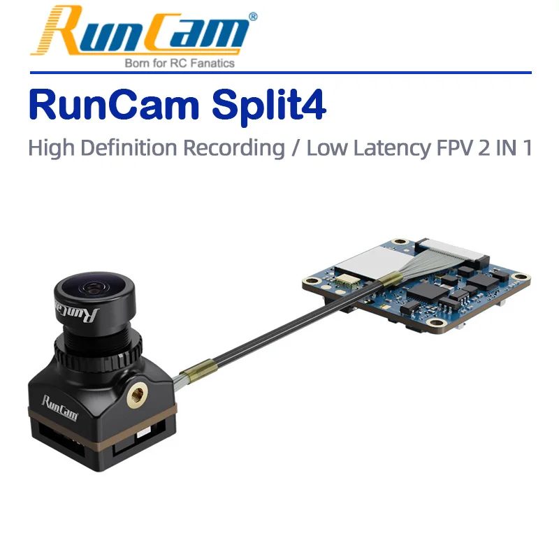 RunCam Split 4 4K Camera High Definition Recording / Low Latency FPV 2 IN 1