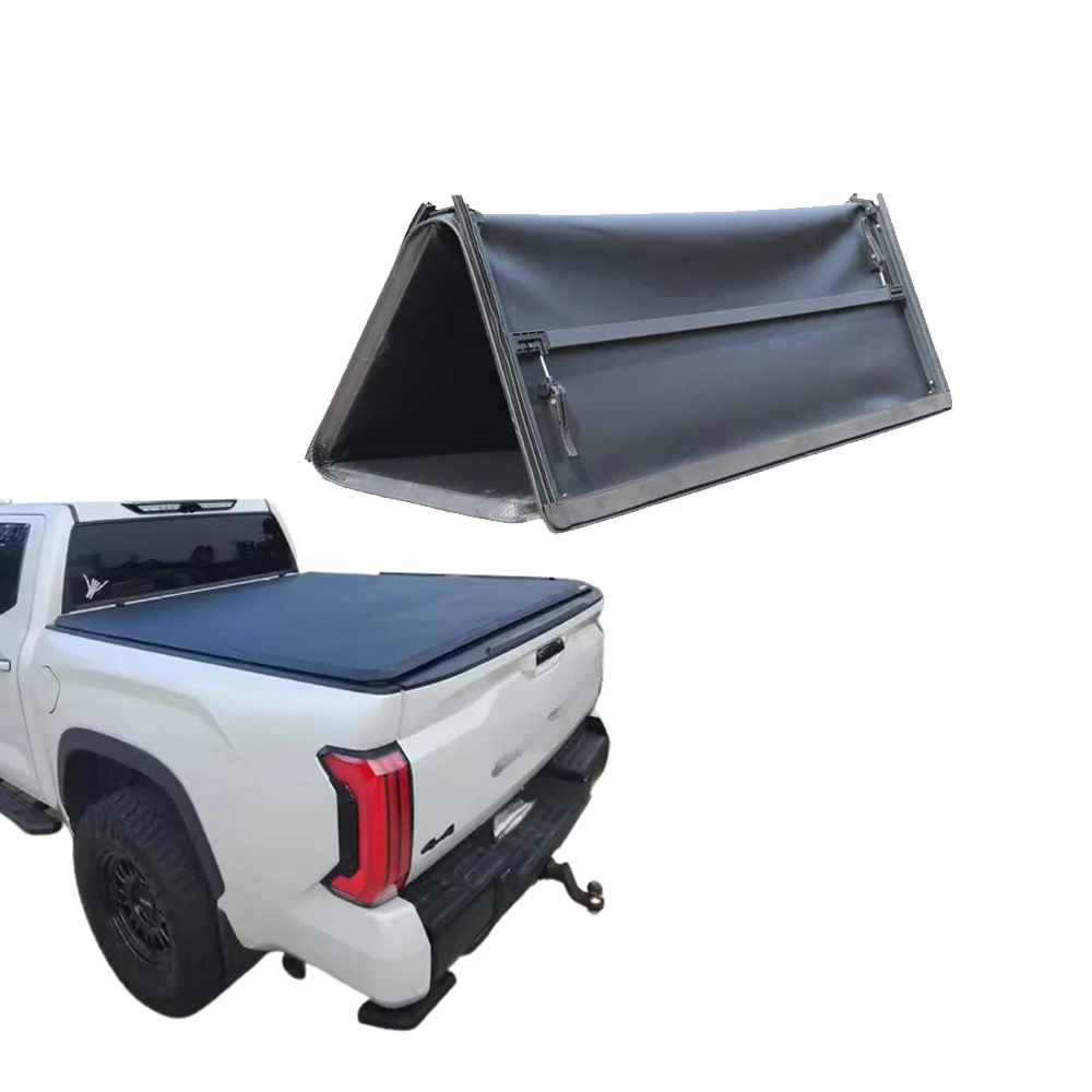 

5.8 FT Soft Tri Fold Truck Bed Tonneau Cover Fits 2019-2023 GMC Sierra 1500 Truck Tonneau Cover