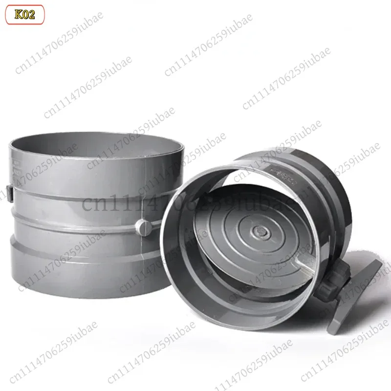 df 63‑315mm PVC Pipe Manual Switch Valve, Circular Air Duct Air Volume Control Regulating Valve Replacement Accessory