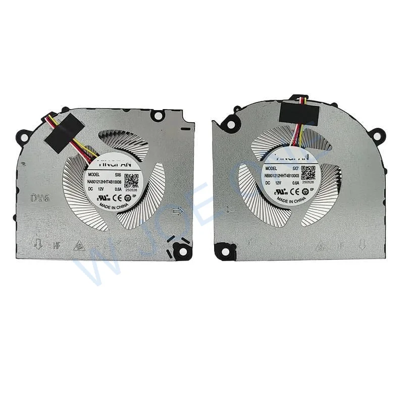 HZ + portátil CPU GPU ventilador de refrigeración para Clevo NA801212HHT4810006 NA801212HHT4810003 0005 0002 5X6 5X7 5X8 5W6 5W7 DV6 DV7