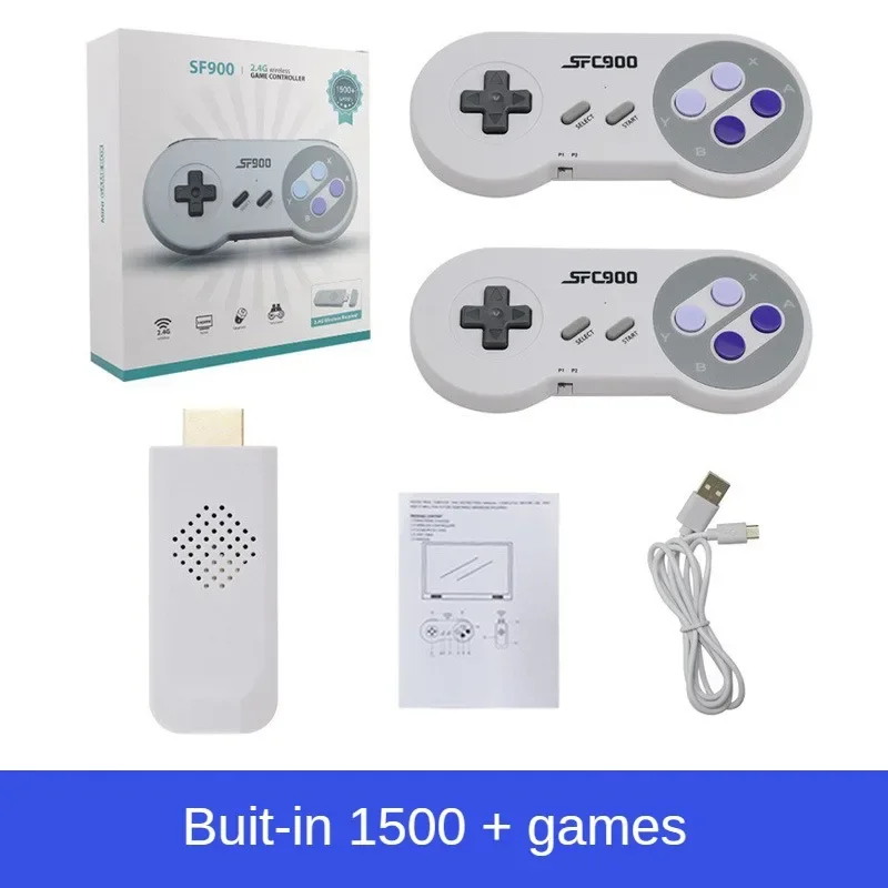 HD Game Console Duo Battle TV Game Wireless Controller Classic TV Game Console