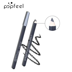 POPFEEL Wooden Black Eyeliner Pencil Easy Use Eye Makeup Eye Liner Pencil