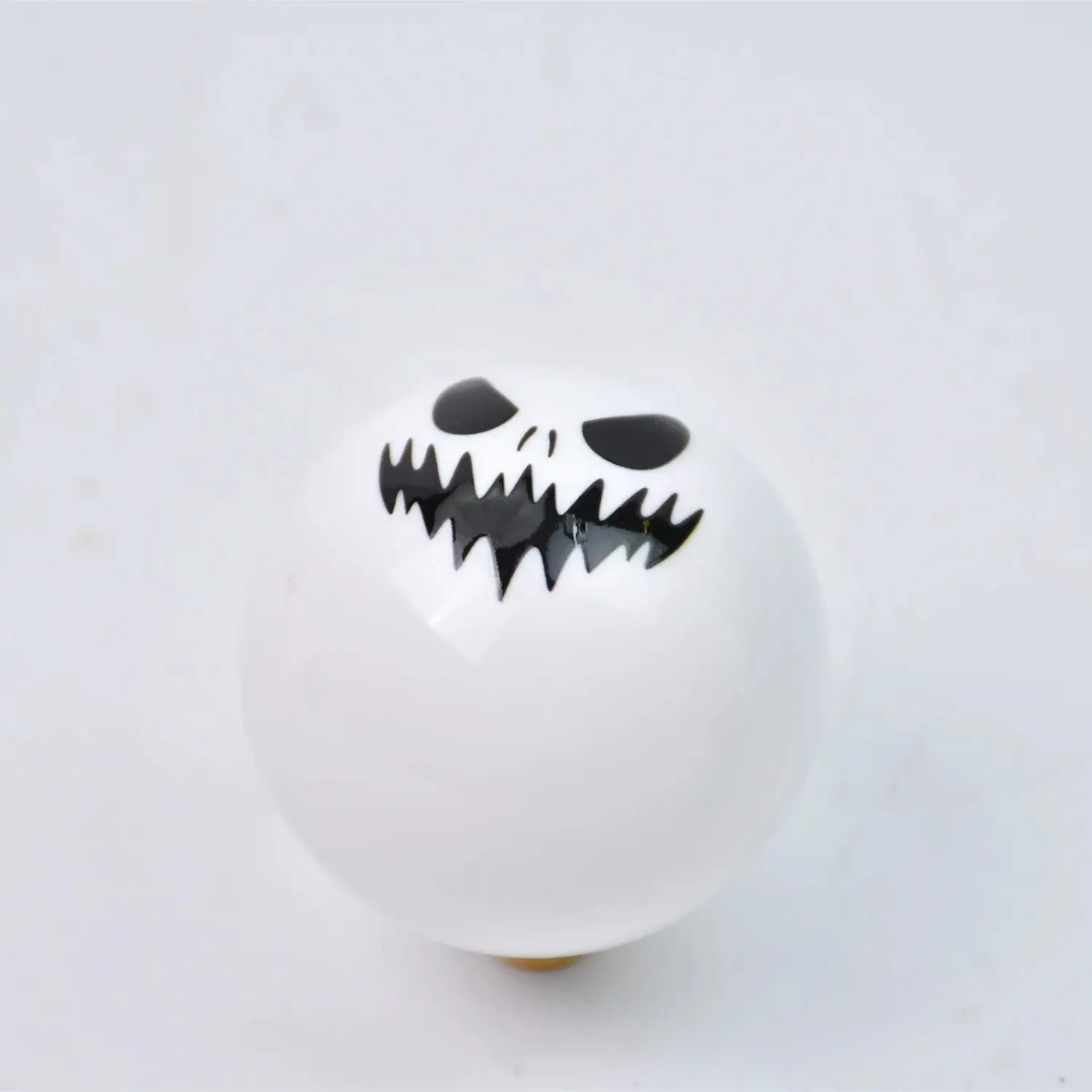 

TIYPEOR Universal JDM Style Ghost Face Ball Gear Knob Manual Car Stick Shifter Lever Head Car Accessories