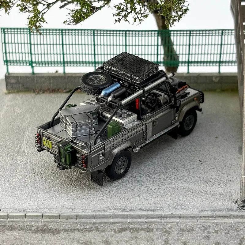 SW 1/64 Land Rover Defender 110 Legering Speelgoed Motorvoertuig Diecast Metaal Model Geschenken