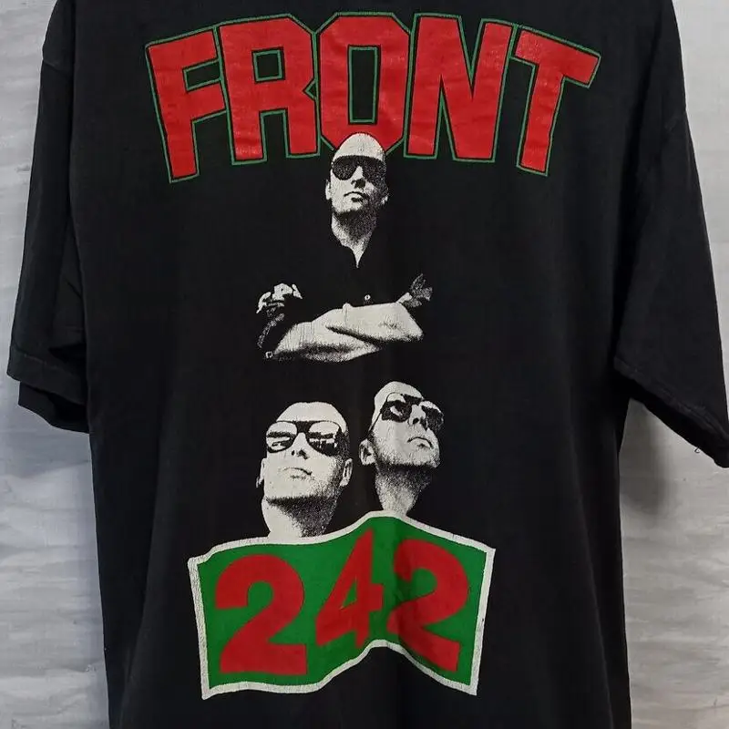 

Футболка Front 242, 90-е, черная мужская, S 5XL FR133