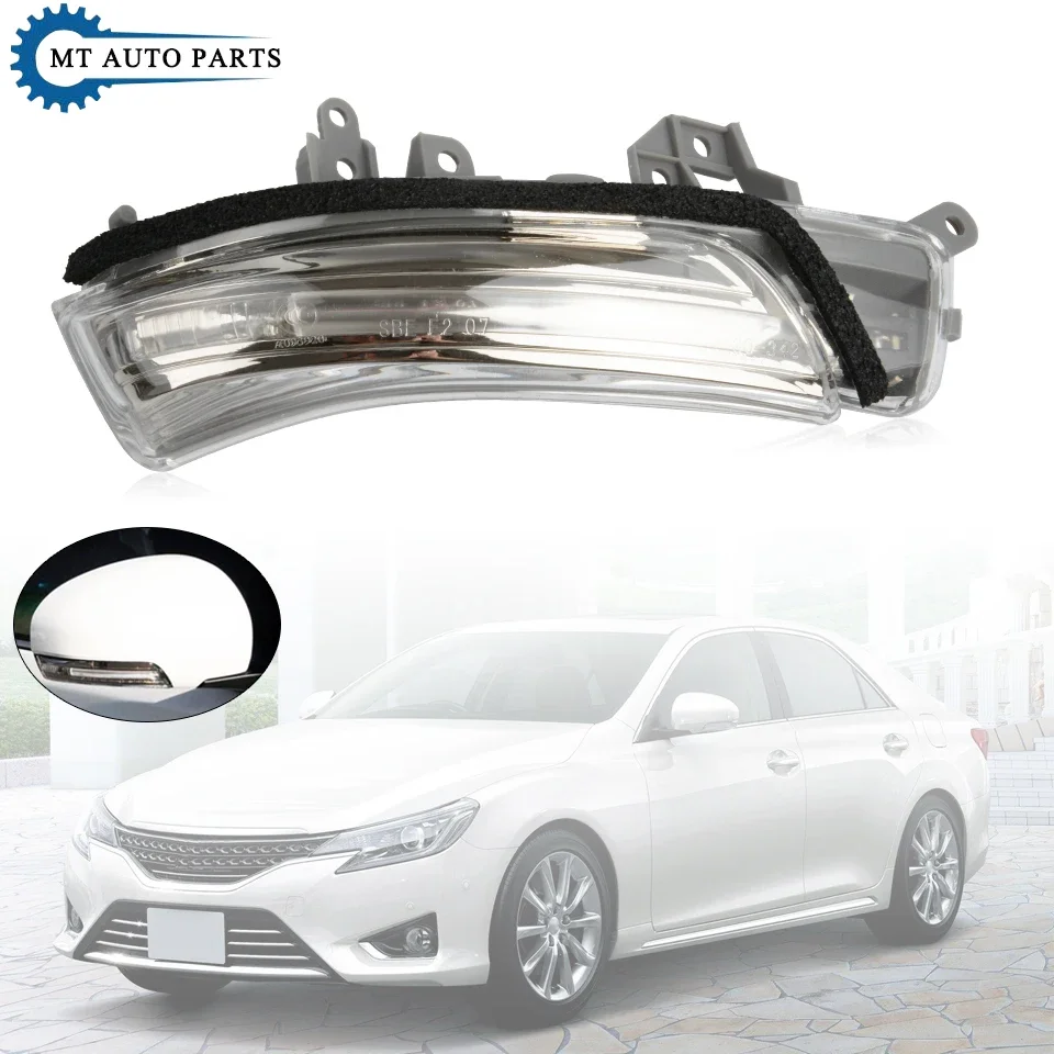 MTAP For Toyota Avalon Mark X Wish Camry IQ EQ PRIUS REIZ PASSO CROWN Car Rearview Side Mirror Lamp LED Turn Signal Arrow Light