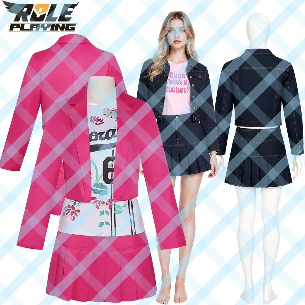 Disfraz de Cosplay de Kevin Copeland de White Cos Chicks, Abrigo, Camisa, Falda, Ropa para Hombres y Mujeres, Traje de Fantasía para Halloween, Carnaval y Fiestas