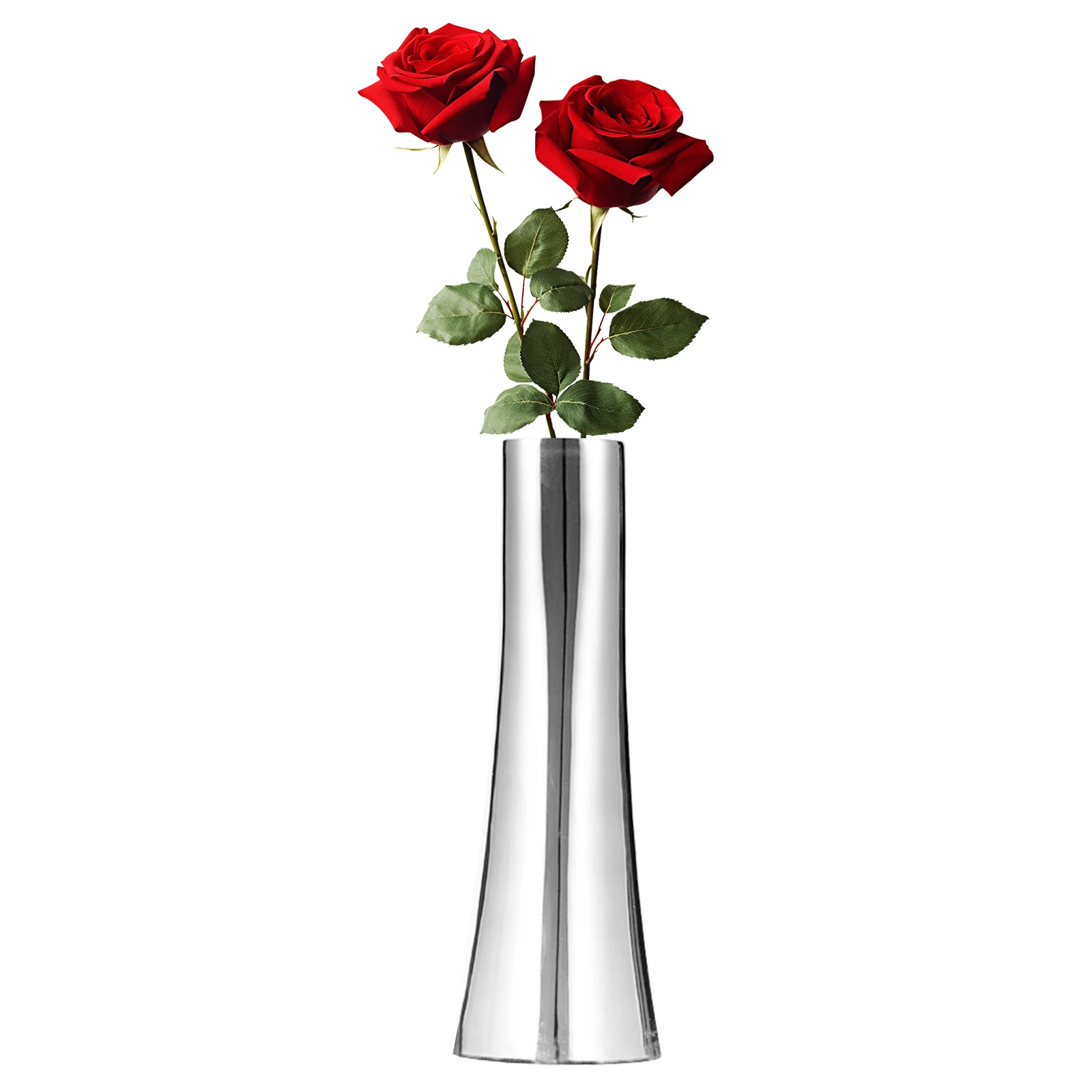 

Stainless Steel Planter Elegant Desktop Vase for Flowers Plants Dried Arrangements Home Office Interior Decorative Accessory