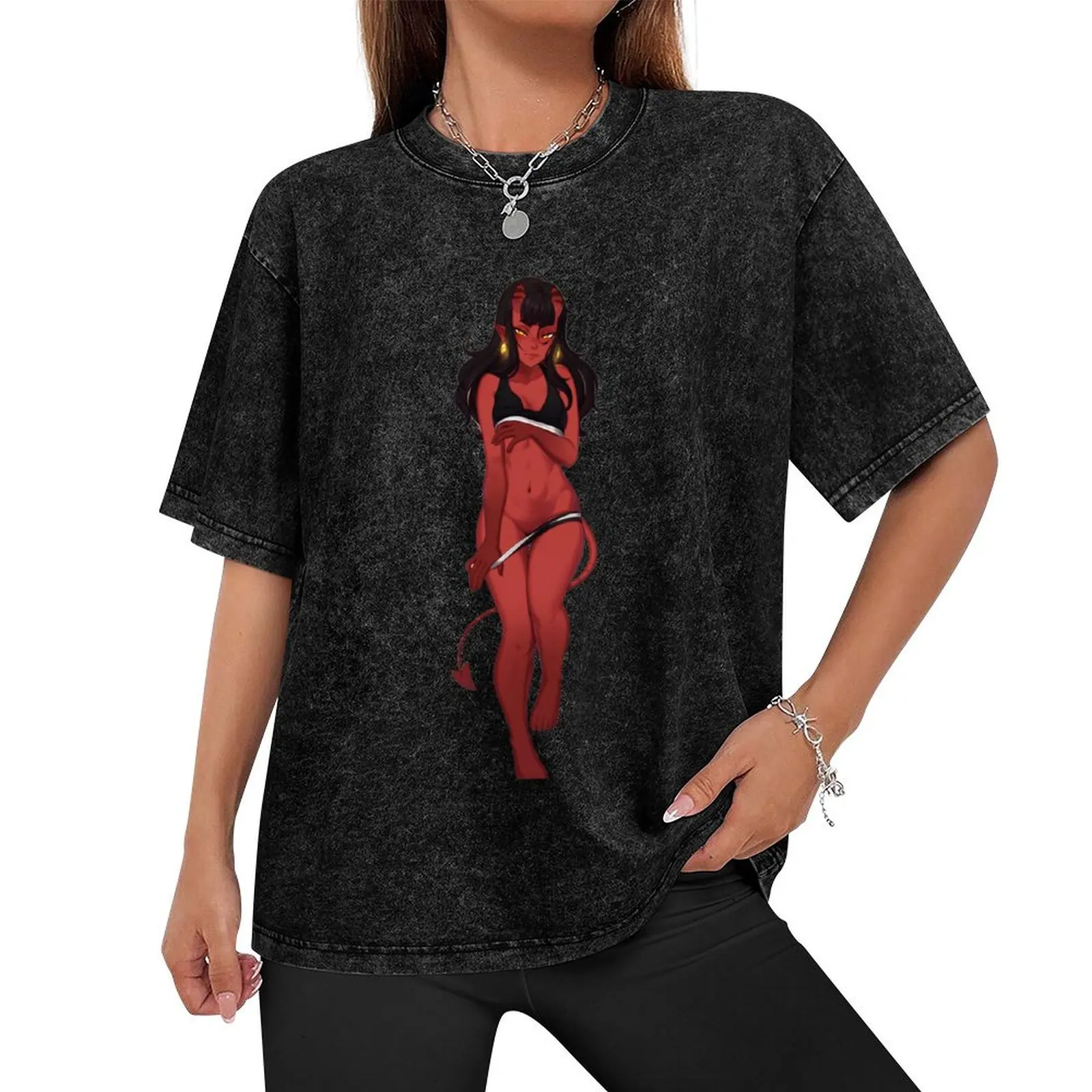 Meru the succubus T-Shirt cheap stuff oversizeds mens graphic t-shirts big and tall