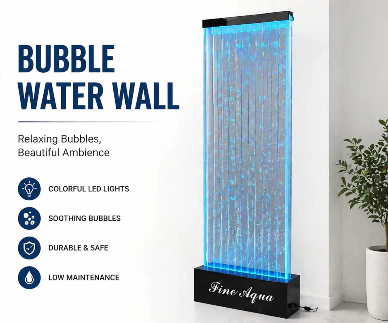 Decorative blister partition acrylic luminous room partition