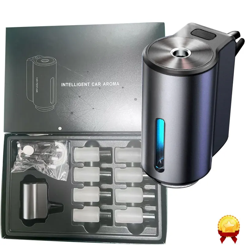 

Автомобильный освежитель воздуха, 8-смешанный ароматизатор, электрический автоматический ароматический диффузор, хороший запах, вентиляционное отверстие, диффузор, набор для заправки эфирного масла, наборы