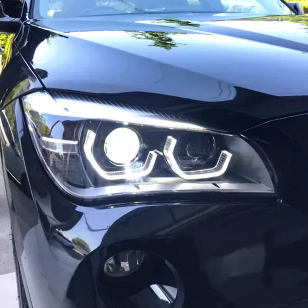 

Автомобильные передние фонари в сборе для 2011-2015 Bmw X1 E84 светодиодные автомобильные фары, обновление объектива проектора с высокой настройкой, горячая распродажа, аксессуары
