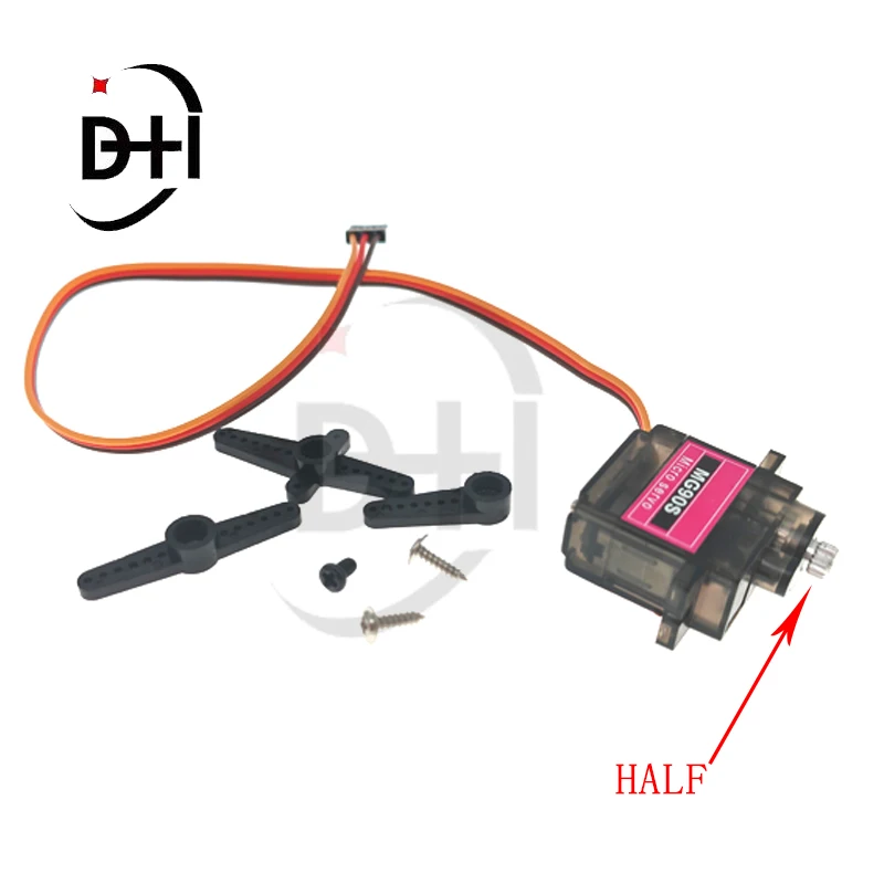 MG90S Micro Servo Motor Metal Gear Analog RC Servomotor 180 360 For Mini Car Airplane Helicopter for Arduino Robot