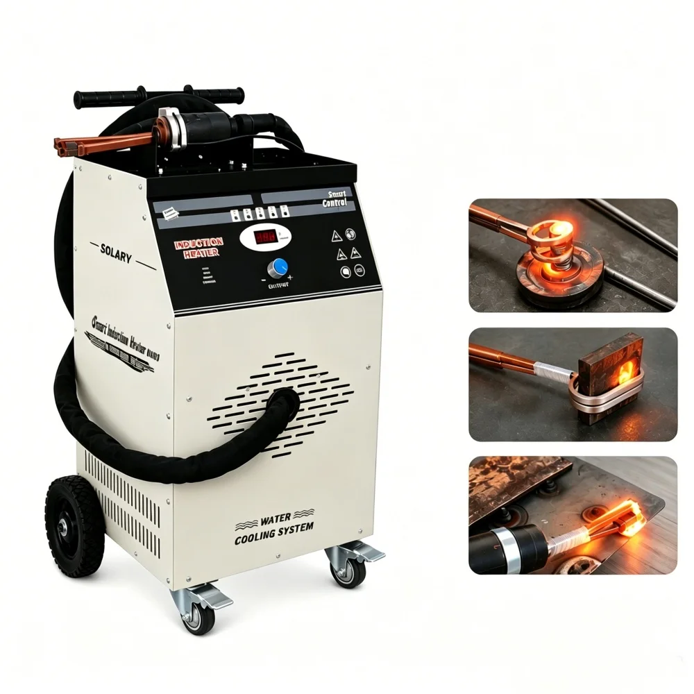 Portable Electromagnetic Induction Heater Kit 220V Efficient 5200W for Rust Nut Bolt Removal, Auto Repair Shop