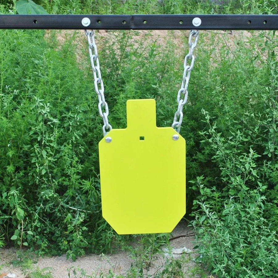 사격용 AR500 강철 타겟 1/2 두께 공 모양 금속 타겟 레이저 컷 네온 색상 야외 사격장에 이상적