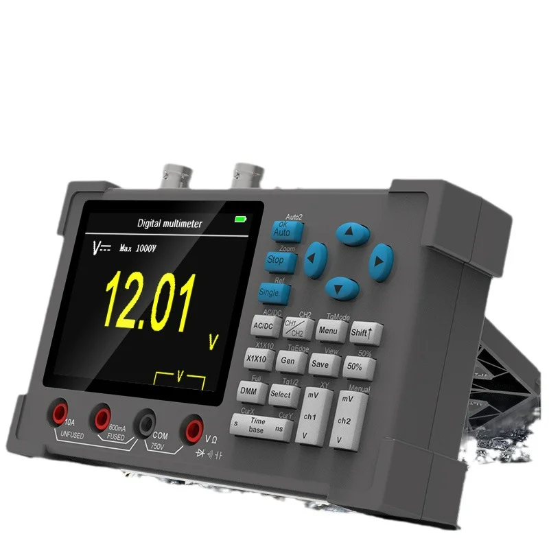 DSO3D12 high-performance automatic dual-channel digital oscilloscope, plus multimeter 120M bandwidth 500M sampling