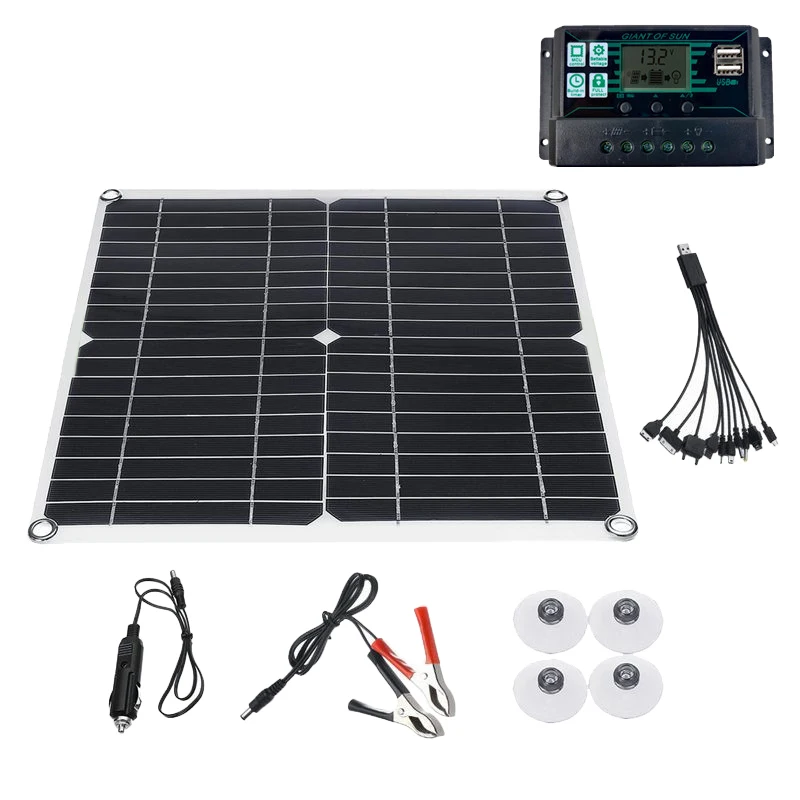 abbo-200w-solar-panel-kit-high-efficiency-monocrystalline-solar-panel-with-40a-controller-portable-for-caravan-boat-12v