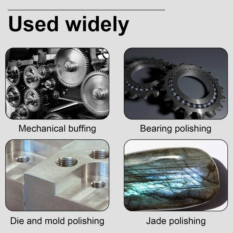 100 Buah Kikir Batu Gerinda Duri, Alat Gerinda Pemoles untuk Pengasah Gergaji Mesin, 0.16 Inci/4 Mm