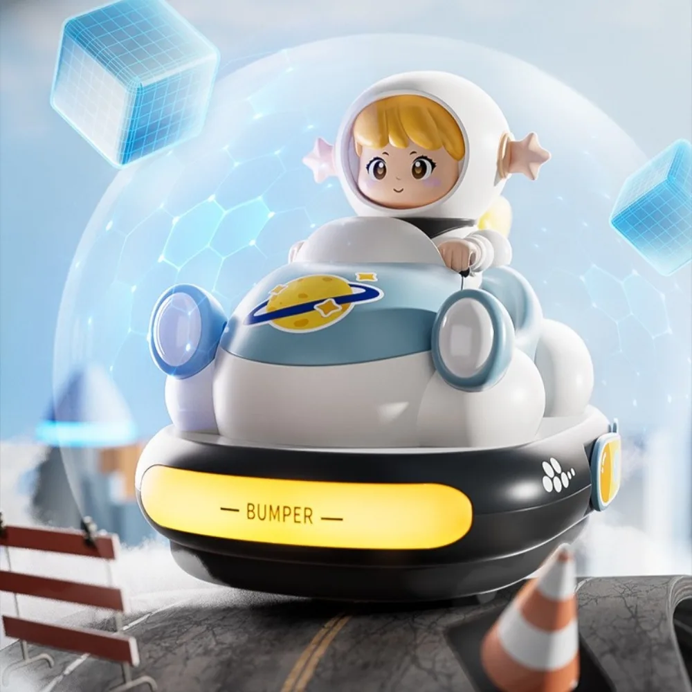 Remote Controlled Kart Racing Car Toy Two Player Racing with Drifting Feature Crash Bounce Ejection Games Perfect Birthday Gift view 5