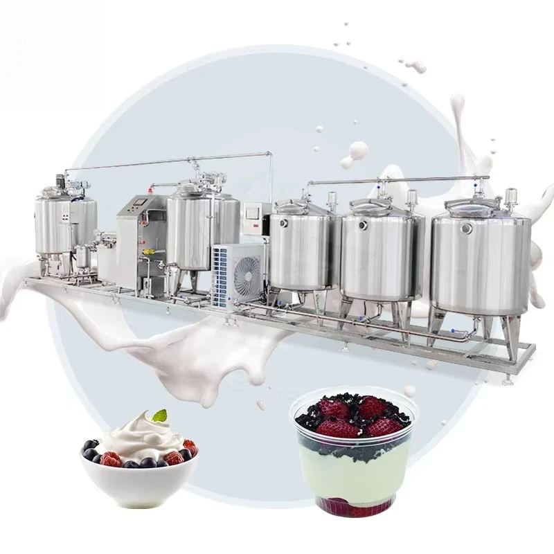 FOODLINE Central Dairy Processing Yogurt Line Anti Scratch Outer Frame Overpressure Safety Protection Tank Device