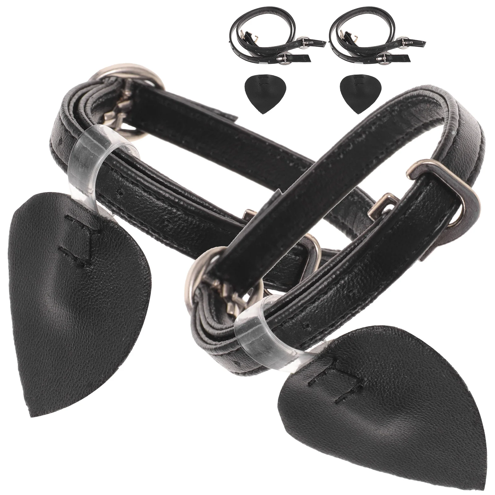 

4pcs 2 Pairs Adjustable Heel Straps Microfiber Replacement Bands Shoes Wedge Ankles Women Men Blisters Pain Prevention