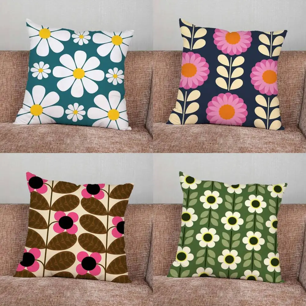 

Geometric floral pattern Pillow Case Pillowcase Home Sofa Cushions Car Cushions Pillowcover Office Pillowshell Pillow