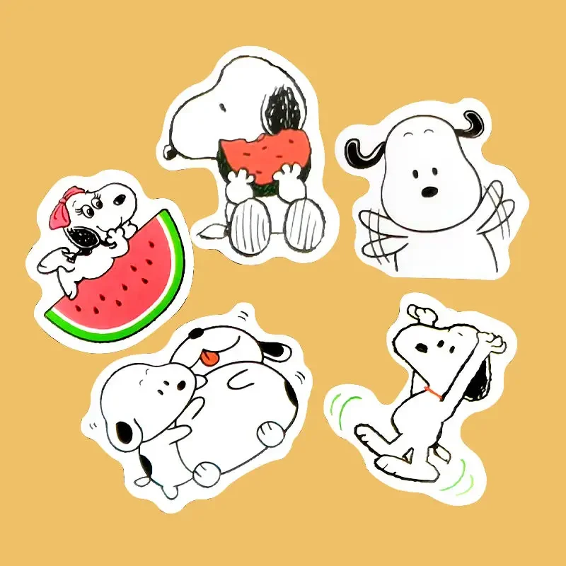 Snoopy simple retro cute cartoon pattern for men and women, fashionable and versatile high-looking desktop decoration stickers