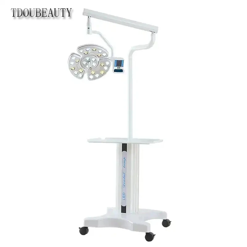 

TDOUBEAUTY Dental Shadowless Chair High Power Surgical Light Floor Mobile LED Implant Lamp 110V-230V