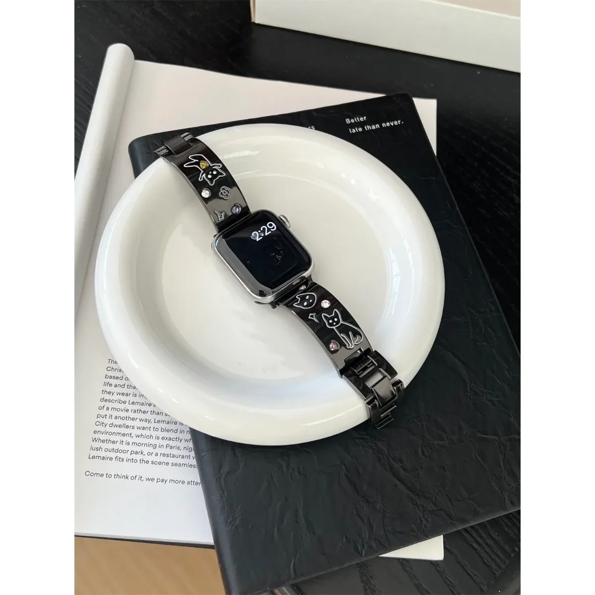 Auerband fir iwatch 42/44/45/46/49mm 38/40/41mm Metall Moud Auerband fir Watch Serie Ultra2 Serie 10/9/8/7/6/5/4/3/2/1_voghion.com
